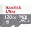 Карта пам'яті SanDisk 128GB microSDHC class 10 UHS-I Ultra (SDSQUNR-128G-GN3MA) - мініатюра 1