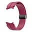 Ремешок для Samsung Galaxy Watch 5 40mm - темно-красный ширина крепления 20мм силикон Watchbands Cls-black (W33-9WB66352299) - миниатюра 3