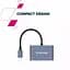 Концентратор Canyon hub DS-4 3in1 USB-C Grey (CNS-TDS4) - мініатюра 8