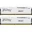 Модуль пам'яті для комп'ютера DDR5 64GB (2x32GB) 5200 MHz FURY Beast White Kingston Fury (ex.HyperX) (KF552C40BWK2-64) - мініатюра 1