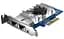 Мережева карта QNAP Dual-port RJ45 10GbE network expansion card PCIe 3.0 x4 (QXG-10G2T-X710) - мініатюра 3