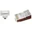 Конектор RJ45 FTP 10 шт. Grey Cat.5e Cablexpert для наскрізного підключення позолочені контакти (LC-PTF-01/10) - мініатюра 1