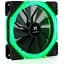 Кулер для корпуса Vinga LED fan-02 green - миниатюра 1