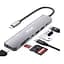 USB-хаб XON SmartHub 7 в 1 (HDMI, SD/TF, 2xType-C, 2xUSB3.0) Сірий (UHCHP074300G 5177) - мініатюра 2