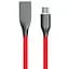 Кабель PowerPlant USB - XiaomicroUSB, 2м, силикон, красный - миниатюра 1