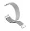 Ремінець із спеціальним конектором BeWatch Samsung Galaxy Watch 4 Milanese loop Сріблястий (1010206) - мініатюра 6