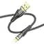 Кабель Hoco U121 з індикатором USB to Lightning 1.2 м чорний - мініатюра 1