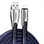 Кабель ColorWay USB - Lightning (M/M), 2.4 А, 1 м, Blue (CW-CBUL010-BL) - миниатюра 1