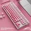 Набір кейкапів PBT Pink Gradient (130+) / рожевий OEM-комплект для ANSI / ISO клавіатур - мініатюра 5