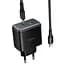 СЗУ Hoco C158A Upgrade PD45W (1USB-A/1C) + кабель Type-C to Type-C Black - миниатюра 4