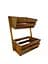 Фруктовница Органайзер для кухни Деревянная корзина для фруктов Бук (Эко) - миниатюра 1