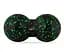 Масажний м'яч подвійний PowerPlay PP-4352 Epp foam peanut ball (d8*16 см) Чорно/Зелений (PP_4352_Green_8*16) - мініатюра 1