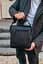 Чоловіча шкіряна сумка-месенджер, барсетка на одне плече 22x26x6 Tiding Bag 75-5271 чорна 220 - мініатюра 8