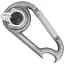 Брелок-карабін Munkees Carabiner Led with Bottle Opener Grey (1012-1089-GY) - мініатюра 1