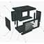 Шафа настінна GEAR 12U 19 600x450x650 мм, + Полиця 19, black (GWMSN-12U-600-450) - мініатюра 3