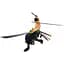 Фігурка Bandai Spirits One Piece Roronoa Zoro Ван Піс Зоро 14 см BS OP Z TC - мініатюра 1