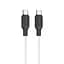 Кабель PD Hoco X90 Cool silicone charging data cable PD-to-Type-C 3A/PD60W/1 м. белый - миниатюра 1