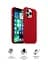 Силиконовый чехол для Apple iPhone 13 Pro Max, ICON2 Case, красный, противоударный, панель, защита всего корпуса, матовая поверхность Soft Touch, выступает над дисплеем, совместим с защитными стеклами и пленками, с микрофиброй - миниатюра 3