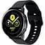 Силіконовий ремінець One Watchbands чорний Samsung Galaxy Watch Active 2 20mm - розмір L (WB0021ONEBLACKA2MM) - мініатюра 2