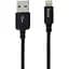 Кабель Hoco X14 Times speed Lightning charging cable L-1 м Черный - миниатюра 1