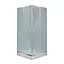 Душова кабіна Lidz Wawel SC90x90.SAT.LOW.FR, скло Frost 4 мм + Lidz Душовий піддон Kapielka ST90x90x14, Універсальна, матовий - мініатюра 1