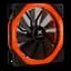 Вентилятор Vinga LED FAN-01 RED Black - мініатюра 1