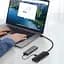 USB-хаб Baseus Lite Series 4-Port Type-C HUB Adapter Type-C to USB 3.0*4 25cm WKQX030301 Black - мініатюра 4