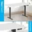 Компьютерный стол OfficePro (ODE1670WB) White/Black (ODE1670WB) - миниатюра 3