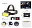 Налобный фонарь Head Lamp YM-309-COB с аккумулятором белый и красный свет USB-зарядка - миниатюра 7