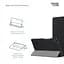 Чохол-книжка на планшет HUAWEI MatePad T8 8", Smart Case, black, підставка для планшета 8 , шкіряний, мікрофібра, на магніті, ArmorStandart (ARM58598) - мініатюра 4