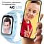 Дитячий смарт-годинник JETIX G99 зі змінним корпусом, GPS, 4G Відеодзвінком і вологозахистом Блакитний - мініатюра 4