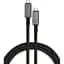 Дата кабель USB-C to USB-C 0.8m USB4 240W 40GBps 8K60Hz Nylon Vinga (VCPDCU4) - мініатюра 1
