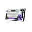 Клавіатура Hator Hellyberry HK75 Mechanical Linear RGB Wireless/Bluetooth/USB UA White/Violet (HK75_wireless) - мініатюра 3