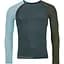 Термофутболка чоловіча Ortovox 120 Comp Light Long Sleeve Men XL Сірий-Блакитний - мініатюра 4