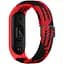 Плетений ремінець Elastic Adjustment Xiaomi Mi Band 7/6/5/4/3 Red/Black - мініатюра 1