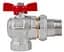 Кран кульовий Icma FAR. ROSSA 1" кутовий №361 (87361AF11) - мініатюра 2