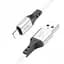 Кабель Hoco X86 iP Spear silicone charging data cable Білий - мініатюра 2