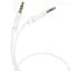 Аудіокабель Borofone BL16 Clear sound AUX audio cable білий - мініатюра 3