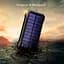 Внешний аккумулятор Power Bank Solar PN-W12 20000 mAh с солнечной панелью наружная батарея 18W - миниатюра 8