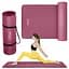 Килимок (мат) спортивний 4FIZJO NBR 180 x 60 x 1 см для йоги та фітнесу Burgundy (P-5905973406703) - мініатюра 2