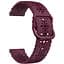 Ремешок для Samsung Galaxy Watch 4 Classic 42mm - темно-красный ширина крепления 20мм силикон Watchbands Flower (W12-9WB17900971) - миниатюра 1