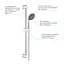 Душовий гарнітур Grohe QuickFix Vitalio Start 100 26032000, Хром - мініатюра 5