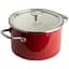 Кастрюля KitchenAid Steel Core с крышкой 24 см 6 л красная (CC003270-001) - миниатюра 1