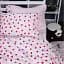 Простирадло на гумці MirSon Poplin Line Kids 01 Little Hearts 120х190 см біле з червоним (2200009710667) - мініатюра 3