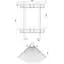 Полка двойная угловая Topaz TKB-4115-2-BL, Хром - миниатюра 3
