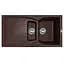 Кухонная мойка Adamant NEW LINE PLUS mokko 975x495x235 мм, с крылом 97,5 см - миниатюра 1