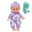 Дитяча Лялька-Пупс "Cute baby" Bambi HX623-5/7 з іграшкою Фіолетовий - мініатюра 1