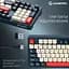 Клавіатура ігрова механічна GamePro MK-305-BL Asgard Drakkar Keychron Super Red Switch Bluetooth 5.2/2.4 ГГц/USB Blue - мініатюра 5