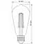 Лампочка Videx Filament ST64FA 10W E27 2200K бронза (VL-ST64FA-10272) - мініатюра 3