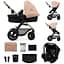 Коляска універсальна 3 в 1 Kinderkraft Moov 2 Air Sand Beige (KSMOOV02BEG0000) - мініатюра 10